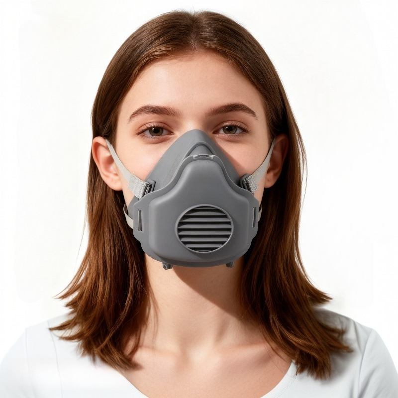 Kn95 Respirator Mask - Противопылевой респиратор, защитная резиновая маска для
