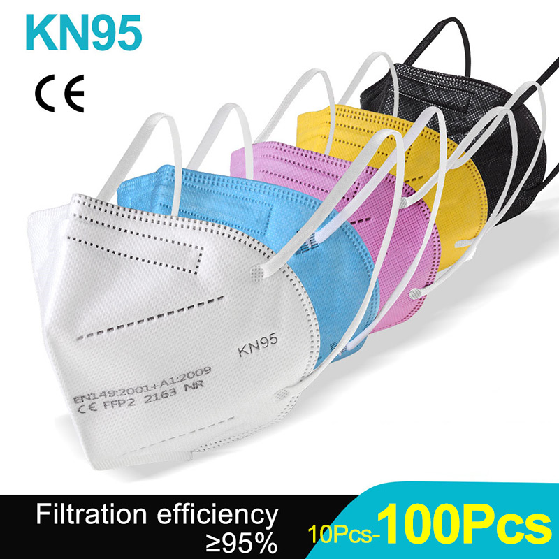 Kn95 Respirator Mask - 10-100 шт. маски FFP2 KN95 Mascarillas