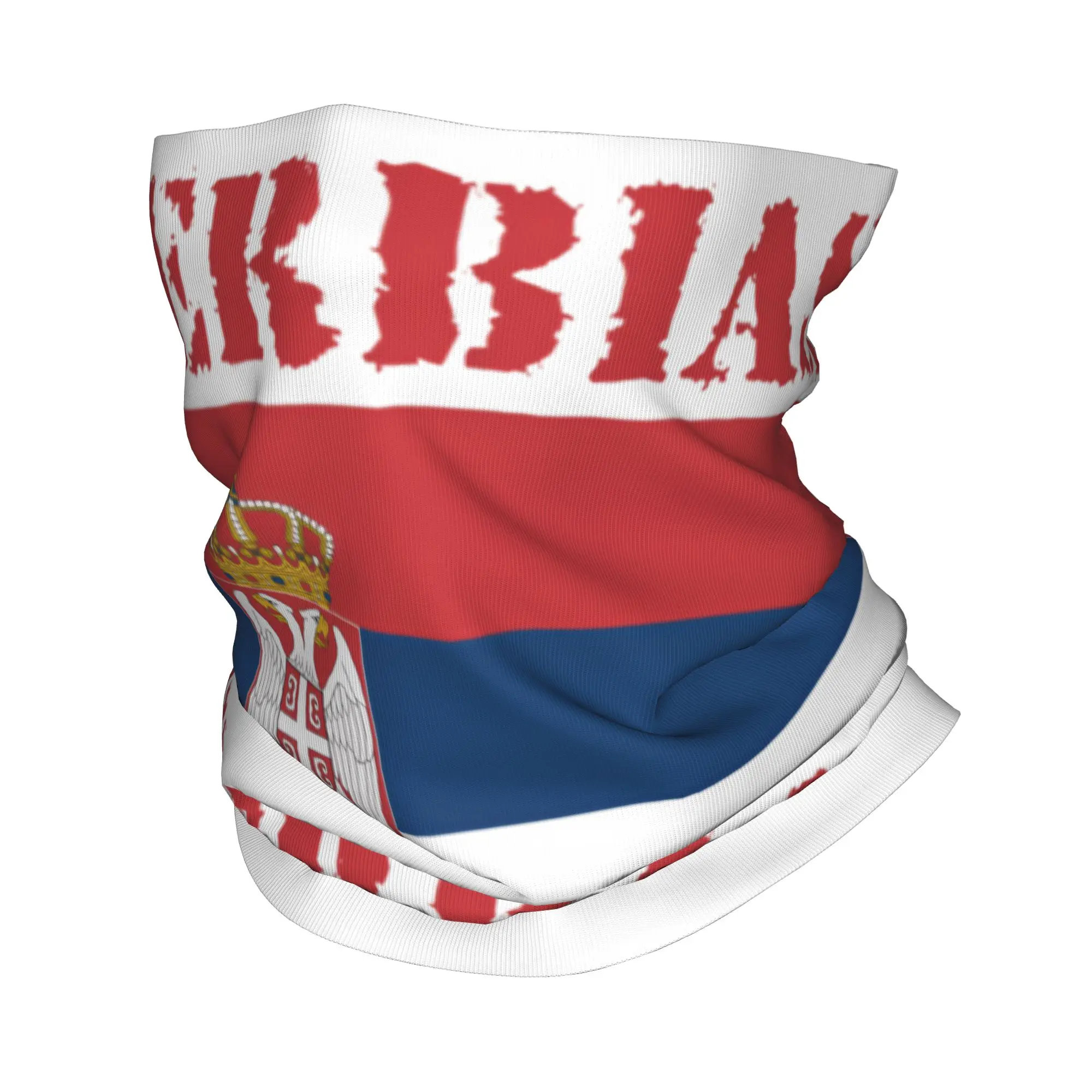 Neck Gaiter Face Cover - Новая бандана-бафф с флагом Сербии, защита