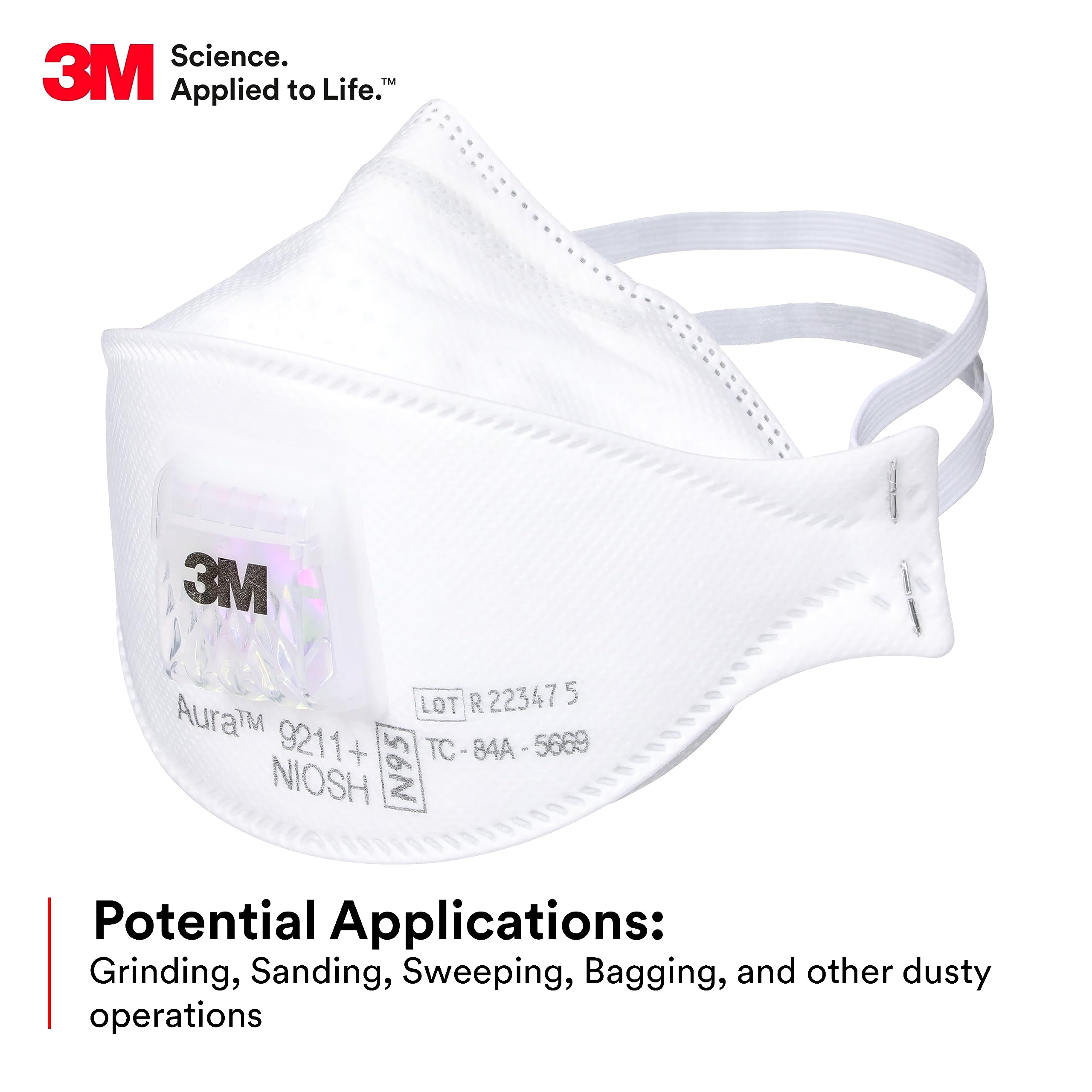 Kn95 Respirator Mask - 3M Aura 9211+ Респиратор для твердых