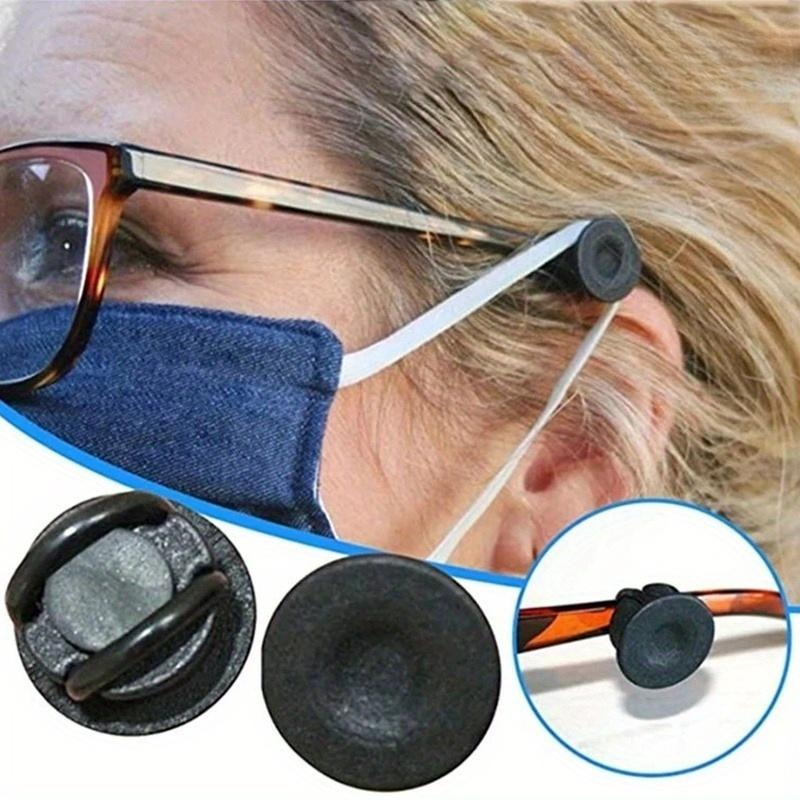 Mask Ear Saver Strap - 2 комплекта регулируемых силиконовых креплений для
