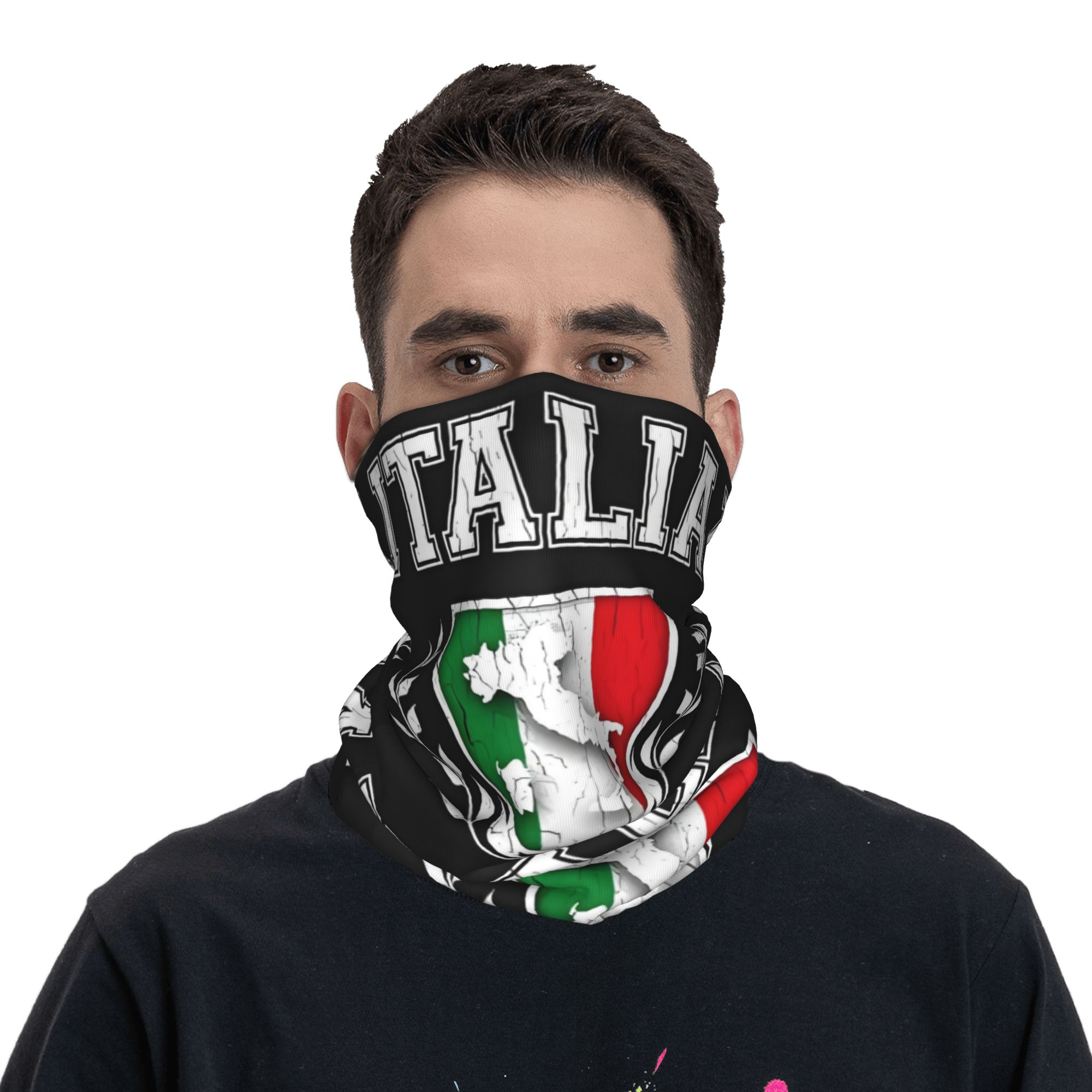 Бандана с флагом Италии на зак – обзор и цена Neck Gaiter Face Cover