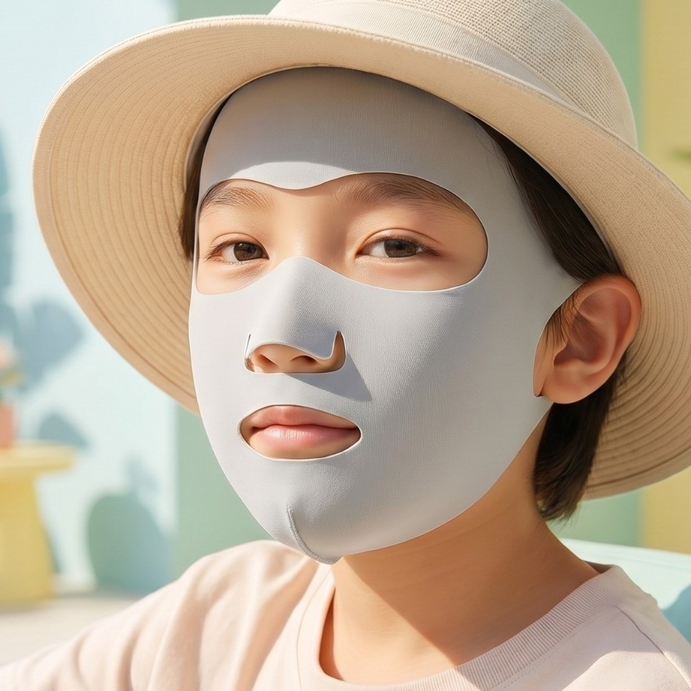 Легкая дышащая детская полноли – обзор и цена Kids Face Mask