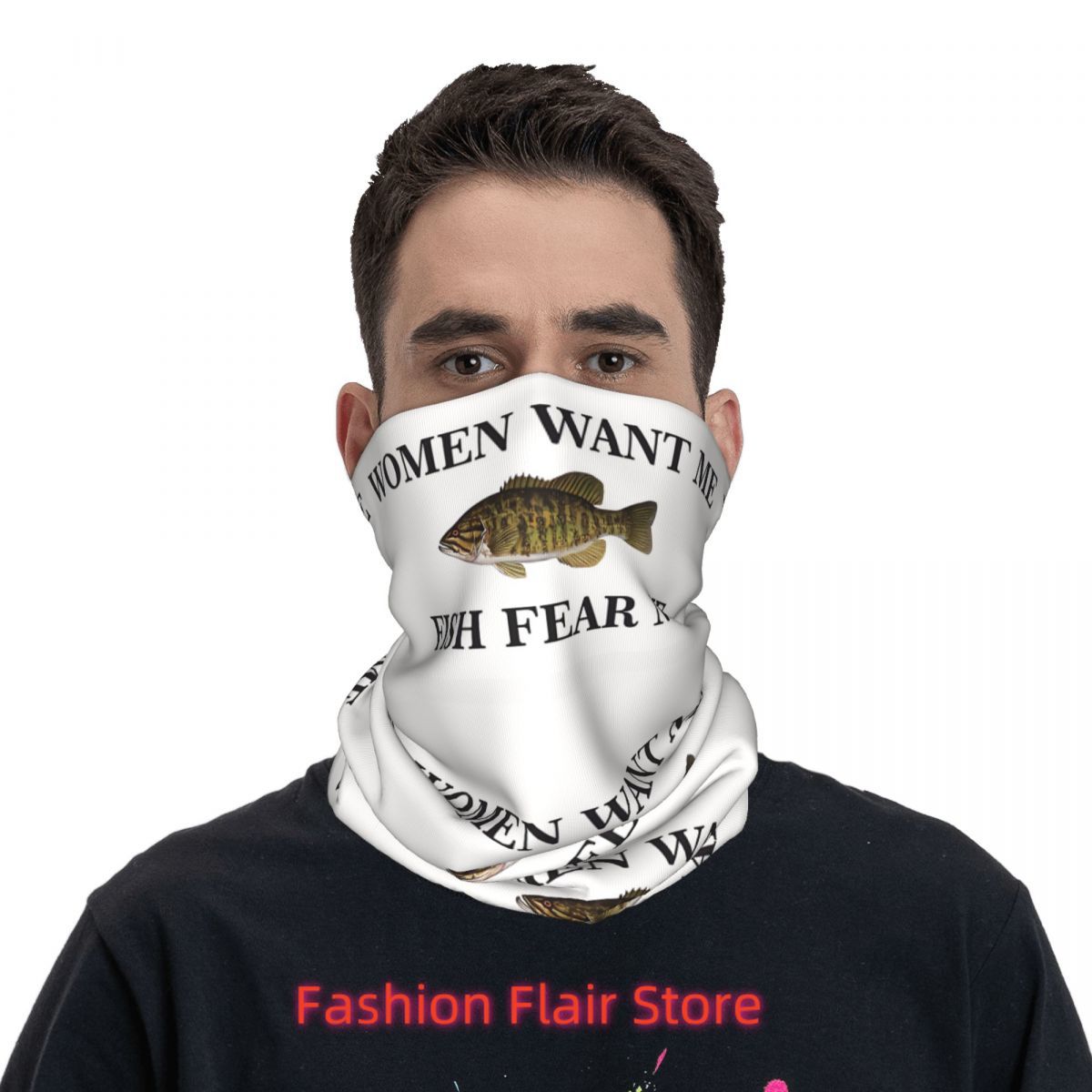 Гетры с рыбьей шеей, шарф для  – обзор и цена Neck Gaiter Face Cover