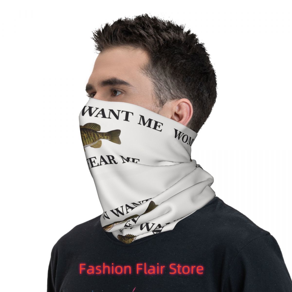 Гетры с рыбьей шеей, шарф для  – обзор и цена Neck Gaiter Face Cover